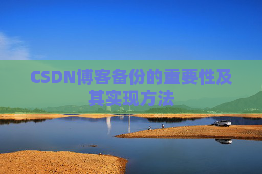 CSDN博客备份的重要性及其实现方法